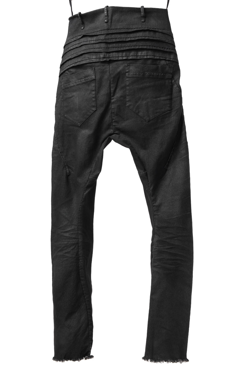 画像をギャラリービューアに読み込む, masnada BAGGY JEANS / REPURPOSED STRETCH (BLACK HAND SMEARED RESIN)