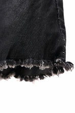 画像をギャラリービューアに読み込む, masnada BAGGY JEANS / REPURPOSED STRETCH (BLACK HAND SMEARED RESIN)