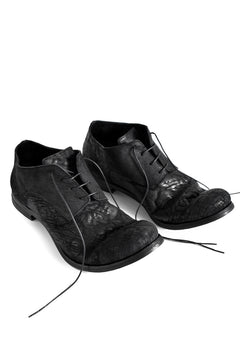 画像をギャラリービューアに読み込む, prtl x 4R4s exclusive Derby Shoes / CordovanSplit "No3-1M" (BLACK)