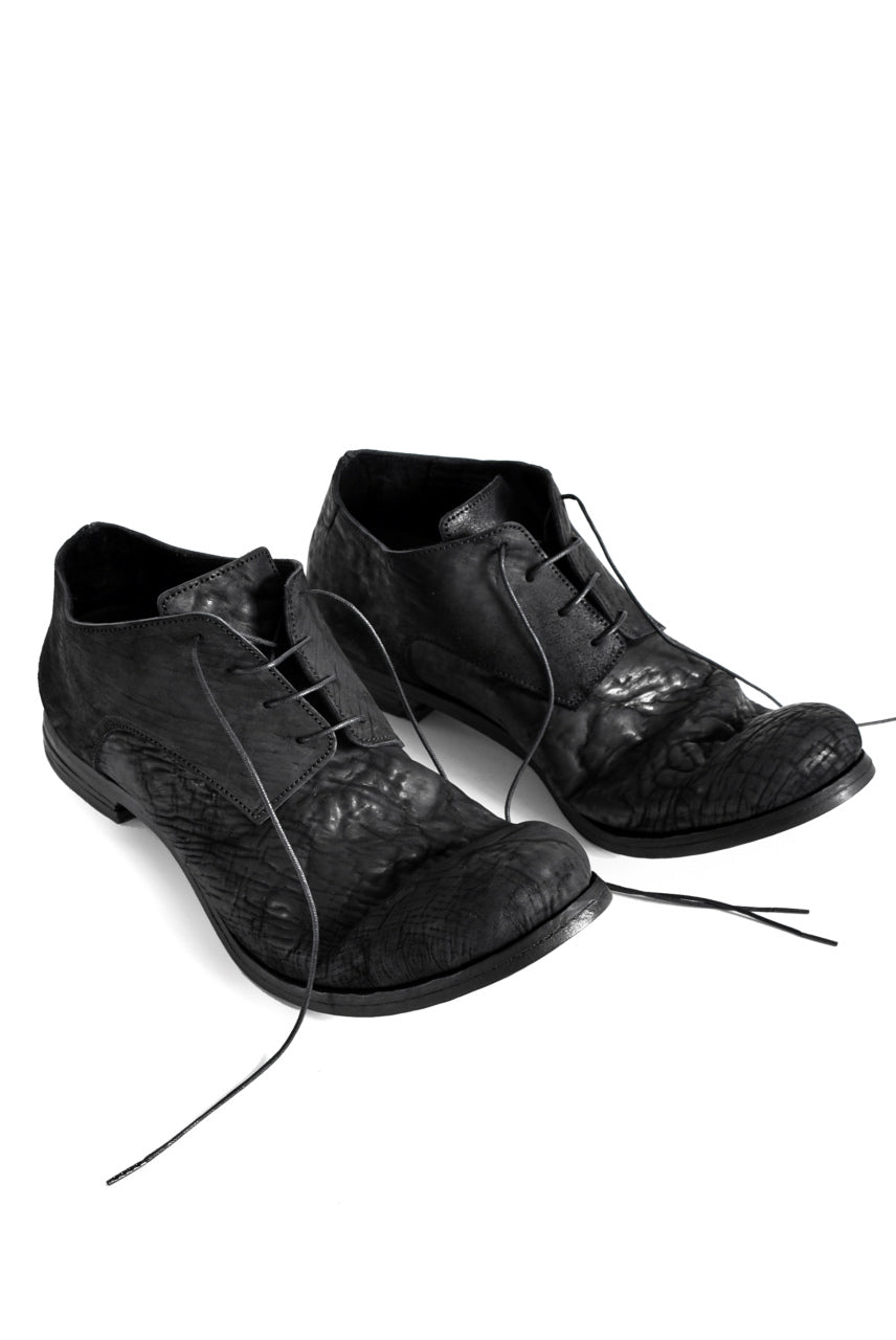 画像をギャラリービューアに読み込む, prtl x 4R4s exclusive Derby Shoes / CordovanSplit "No3-1M" (BLACK)