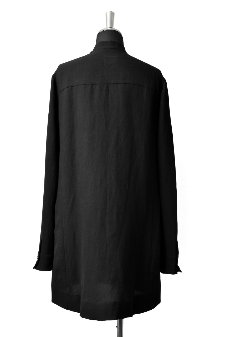 画像をギャラリービューアに読み込む, SOSNOVSKA SIDE SLIT SHIRT (BLACK)