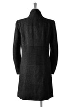 Load image into Gallery viewer, blackcrow standcollar tailorcoat (wool dark check)