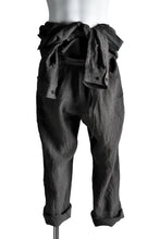 Load image into Gallery viewer, ISAMU KATAYAMA BACKLASH ROUGH LINEN JUMP-SUITS (GREY)