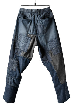 Load image into Gallery viewer, ISAMU KATAYAMA BACKLASH BORO TAPERED PANTS (INDIGO)