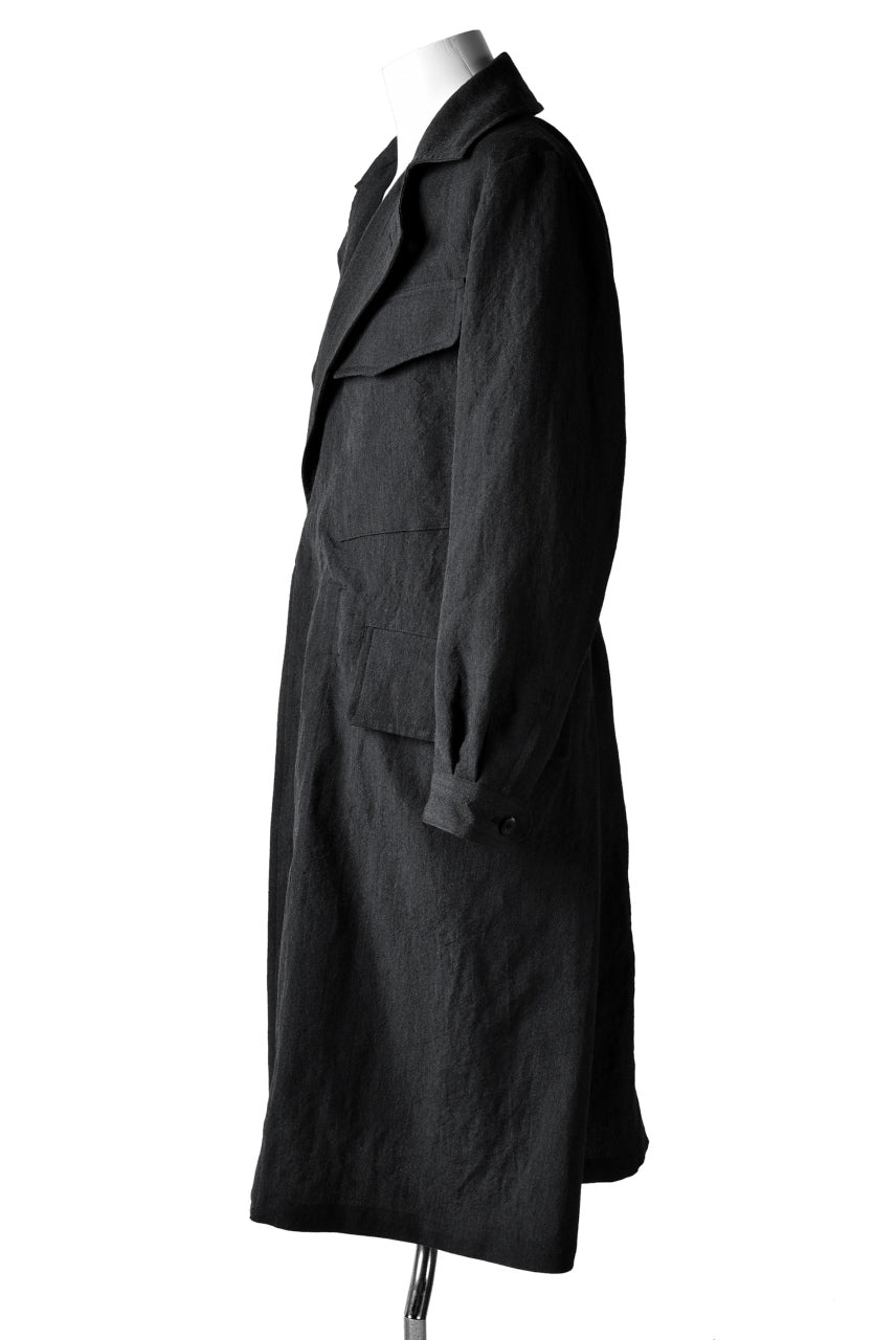 Load image into Gallery viewer, sus-sous moto cycle storm coat (NAVY GREY)