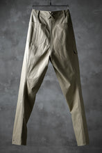 Load image into Gallery viewer, blackcrow worker pocket trousers / cotton woven (BEIGE)