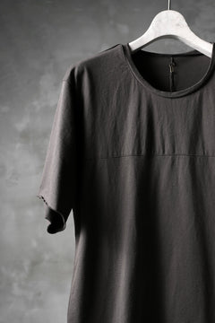 Load image into Gallery viewer, blackcrow short sleeve cutsewn / silky touch cotton (grey)