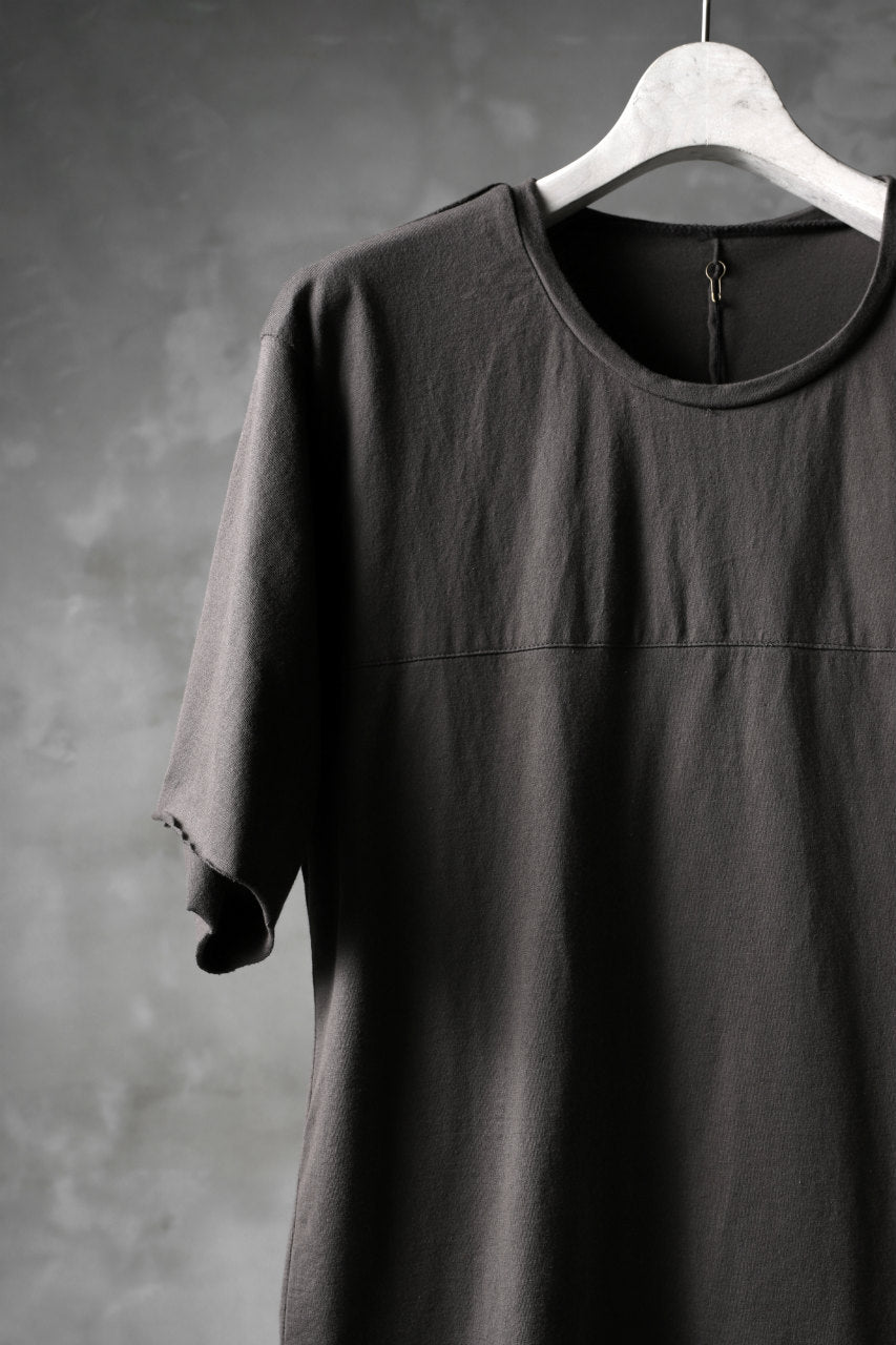 Load image into Gallery viewer, blackcrow short sleeve cutsewn / silky touch cotton (grey)