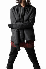 画像をギャラリービューアに読み込む, thomkrom MA-1 PADDED BLOUSON / P.A OVERLOCKED (BLACK)