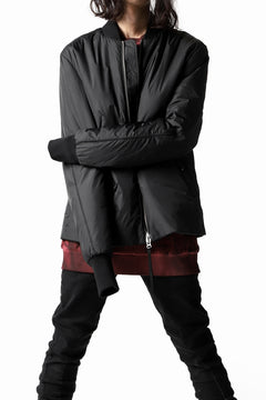 画像をギャラリービューアに読み込む, thomkrom MA-1 PADDED BLOUSON / P.A OVERLOCKED (BLACK)