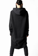画像をギャラリービューアに読み込む, thomkrom BRUSHED BACK LONG HOODIE / FRENCH-TERRY (BLACK)