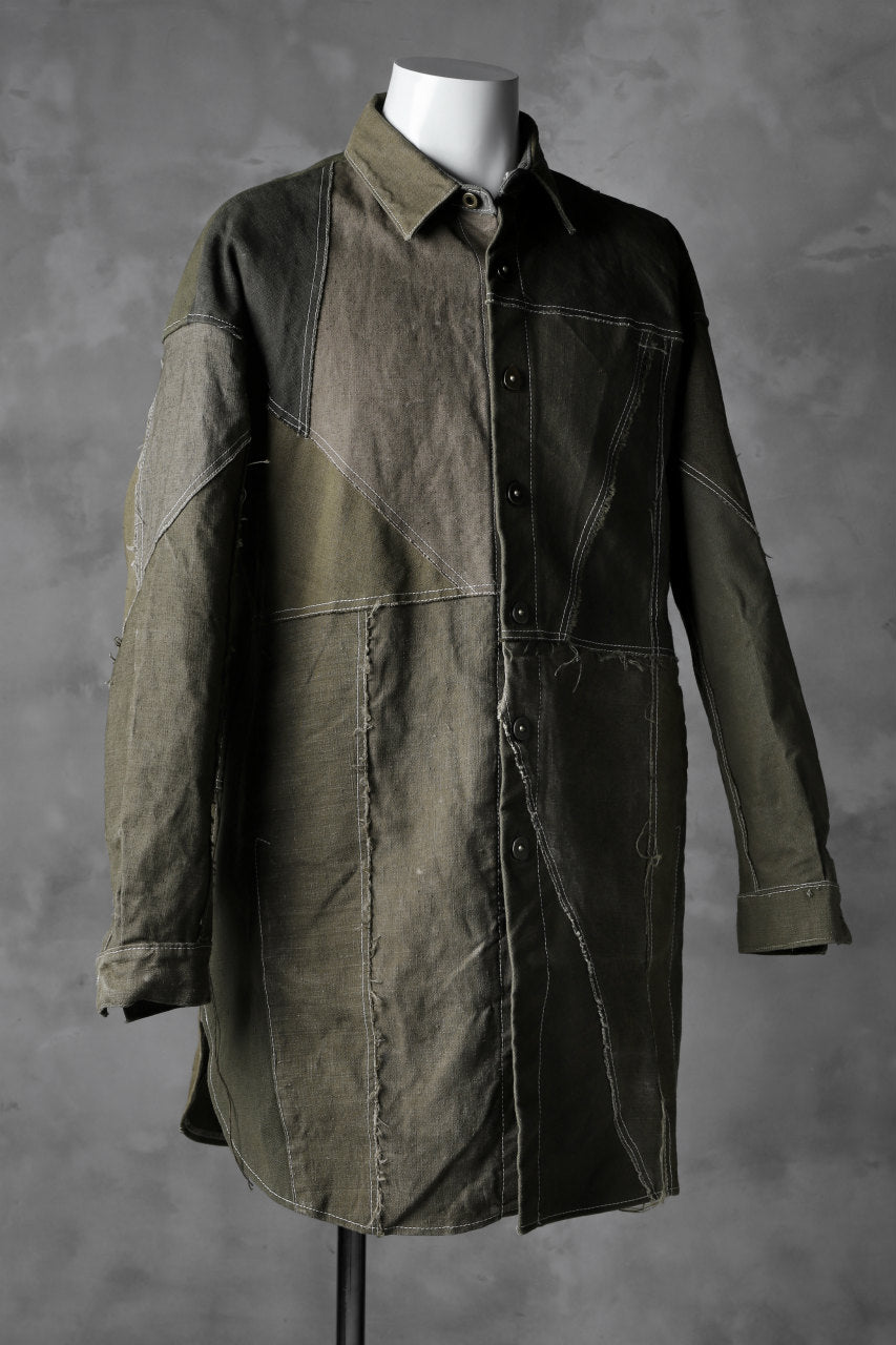 画像をギャラリービューアに読み込む, BACKLASH x LOOM exclusive RECONSTRUCTIVE COAT / VINTAGE MILITARY CANVAS