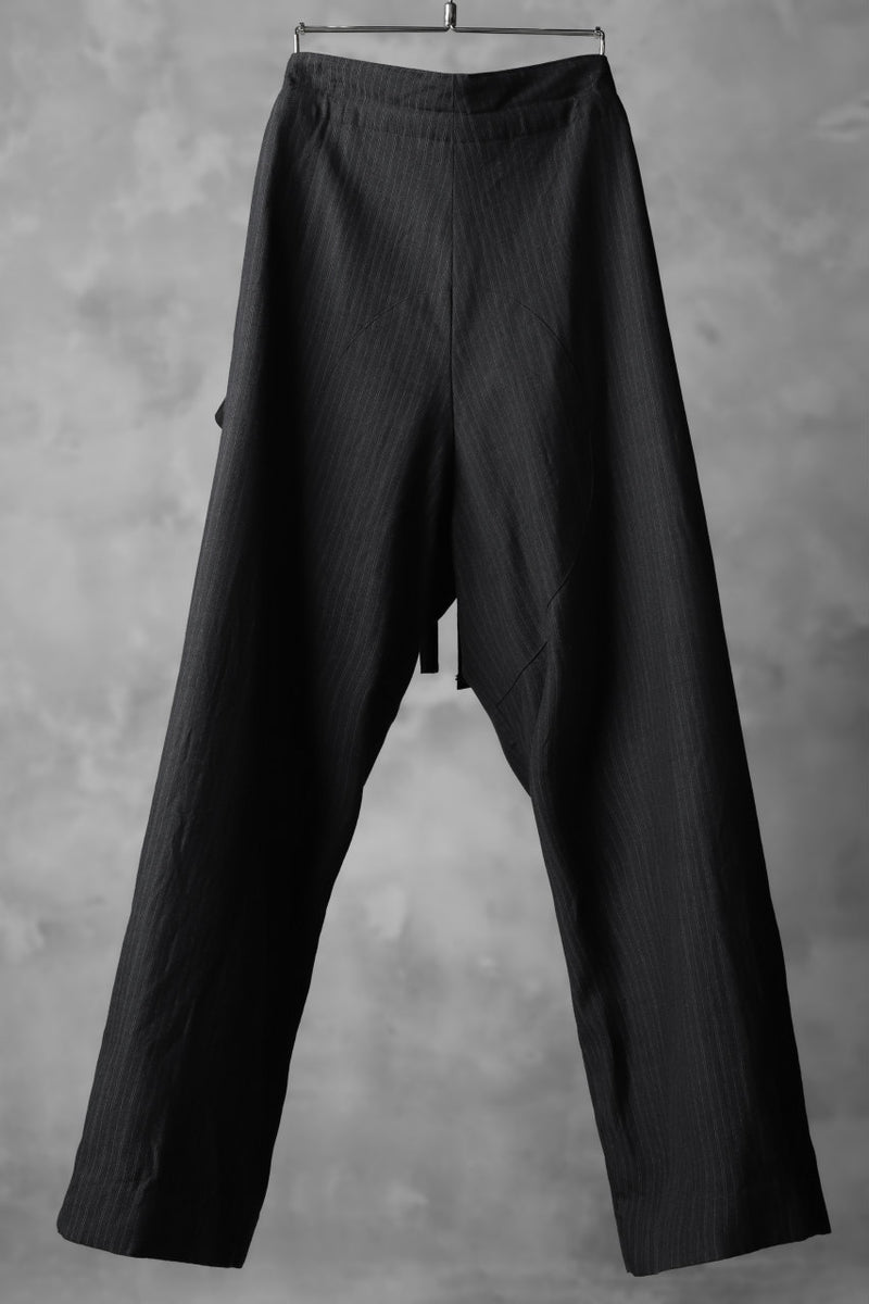 sus-sous wide trousers MK-1/ C55W45 Broken twill (CHARCOAL×STRIPE