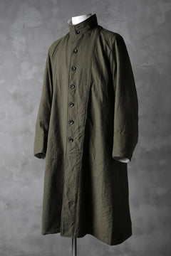 画像をギャラリービューアに読み込む, sus-sous medical coat / Vintage serge wool (KHAKI)