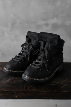 画像をギャラリービューアに読み込む, A DICIANNOVEVENTITRE A1923 Norwegian Laced Boots SH2 / Cavallo Oilo (NERO)