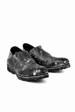 画像をギャラリービューアに読み込む, Portaille exclusive PL5 VB Slipon Shoes / Oiled Kip handpainted (BLACK)