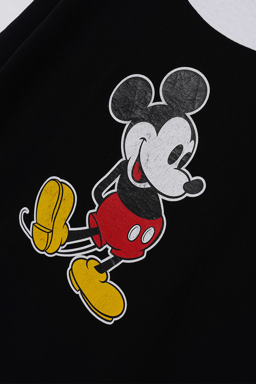 画像をギャラリービューアに読み込む, FACETASM × DISNEY Collaboration MICKEY ASYMMETRIC LONG SLEEVE TEE (BLACK)