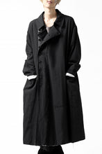 画像をギャラリービューアに読み込む, KLASICA HM-C DOUBLE BREASTED COAT / MONOTONE HOUND TOOTH (BLACK)