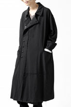 画像をギャラリービューアに読み込む, KLASICA HM-C DOUBLE BREASTED COAT / MONOTONE HOUND TOOTH (BLACK)