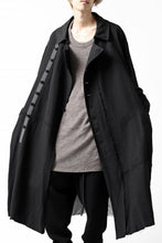 画像をギャラリービューアに読み込む, KLASICA HM-C DOUBLE BREASTED COAT / MONOTONE HOUND TOOTH (BLACK)