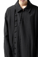 画像をギャラリービューアに読み込む, KLASICA HM-C DOUBLE BREASTED COAT / MONOTONE HOUND TOOTH (BLACK)