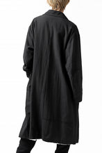 画像をギャラリービューアに読み込む, KLASICA HM-C DOUBLE BREASTED COAT / MONOTONE HOUND TOOTH (BLACK)