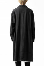 画像をギャラリービューアに読み込む, KLASICA HM-C DOUBLE BREASTED COAT / MONOTONE HOUND TOOTH (BLACK)