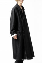 画像をギャラリービューアに読み込む, KLASICA HM-C DOUBLE BREASTED COAT / MONOTONE HOUND TOOTH (BLACK)