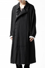 画像をギャラリービューアに読み込む, KLASICA HM-C DOUBLE BREASTED COAT / MONOTONE HOUND TOOTH (BLACK)