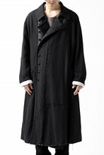 画像をギャラリービューアに読み込む, KLASICA HM-C DOUBLE BREASTED COAT / MONOTONE HOUND TOOTH (BLACK)
