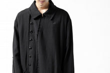 画像をギャラリービューアに読み込む, KLASICA HM-C DOUBLE BREASTED COAT / MONOTONE HOUND TOOTH (BLACK)