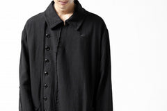画像をギャラリービューアに読み込む, KLASICA HM-C DOUBLE BREASTED COAT / MONOTONE HOUND TOOTH (BLACK)