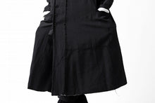 画像をギャラリービューアに読み込む, KLASICA HM-C DOUBLE BREASTED COAT / MONOTONE HOUND TOOTH (BLACK)