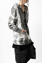 画像をギャラリービューアに読み込む, thomkrom DYEING SWITCH ZIPPER HOODIE (MARBLE)