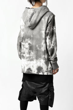画像をギャラリービューアに読み込む, thomkrom DYEING SWITCH ZIPPER HOODIE (MARBLE)