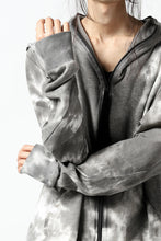 画像をギャラリービューアに読み込む, thomkrom DYEING SWITCH ZIPPER HOODIE (MARBLE)
