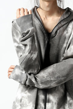 画像をギャラリービューアに読み込む, thomkrom DYEING SWITCH ZIPPER HOODIE (MARBLE)