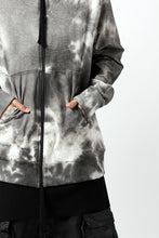 画像をギャラリービューアに読み込む, thomkrom DYEING SWITCH ZIPPER HOODIE (MARBLE)