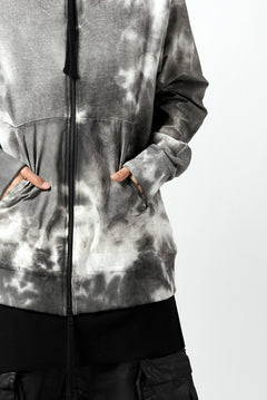 画像をギャラリービューアに読み込む, thomkrom DYEING SWITCH ZIPPER HOODIE (MARBLE)
