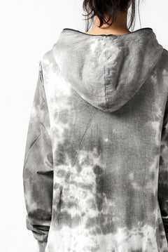 画像をギャラリービューアに読み込む, thomkrom DYEING SWITCH ZIPPER HOODIE (MARBLE)