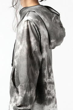 画像をギャラリービューアに読み込む, thomkrom DYEING SWITCH ZIPPER HOODIE (MARBLE)