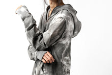 画像をギャラリービューアに読み込む, thomkrom DYEING SWITCH ZIPPER HOODIE (MARBLE)