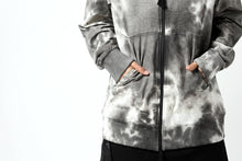 画像をギャラリービューアに読み込む, thomkrom DYEING SWITCH ZIPPER HOODIE (MARBLE)
