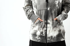 画像をギャラリービューアに読み込む, thomkrom DYEING SWITCH ZIPPER HOODIE (MARBLE)