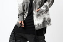 画像をギャラリービューアに読み込む, thomkrom DYEING SWITCH ZIPPER HOODIE (MARBLE)