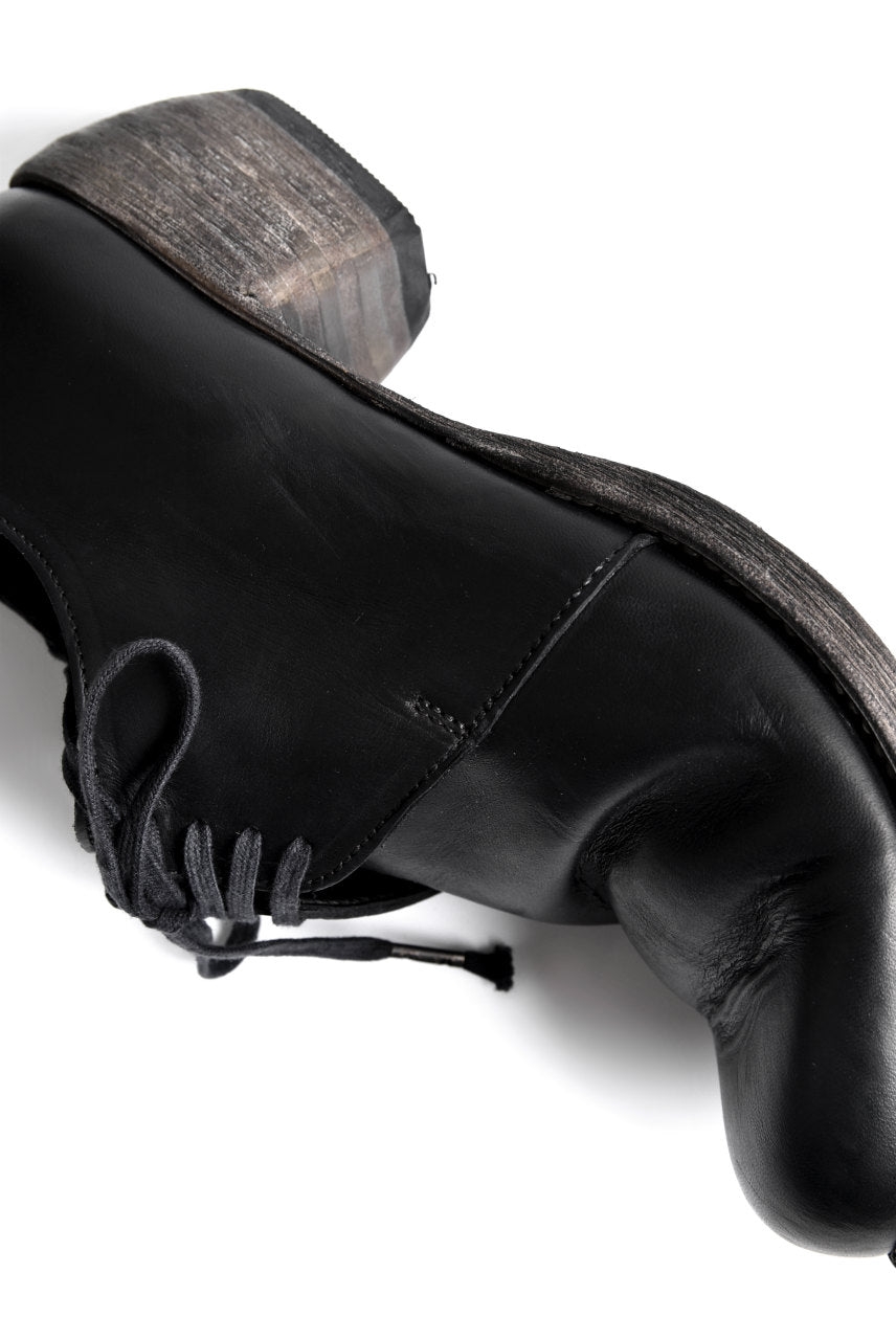 EVARIST BERTRAN EB2T Derby Shoes with Up Heel (BLACK)