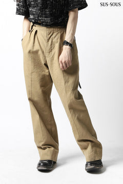 Load image into Gallery viewer, sus-sous gurkha trousers yarn dyed OX (BEIGE)