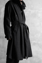 Load image into Gallery viewer, KLASICA DARK CHECK FR-US'40 COAT / WASH OUT MIX WEAVE (DARK CHECK)