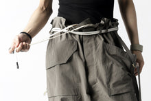 画像をギャラリービューアに読み込む, ISAMU KATAYAMA BACKLASH WIDE TAPERED PANTS / SALT SHRINKAGE TYPEWRITER CLOTH