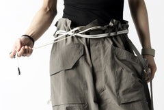 画像をギャラリービューアに読み込む, ISAMU KATAYAMA BACKLASH WIDE TAPERED PANTS / SALT SHRINKAGE TYPEWRITER CLOTH